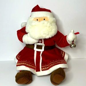 Hallmark The Polar Express Talking Santa Claus Plush Christmas Jingle Bell